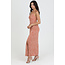 Angie Keyhole Maxi Dress With Slit (F4B48)