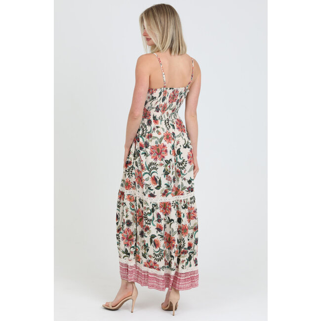 Angie Deep V-Neck Maxi (F4F48)