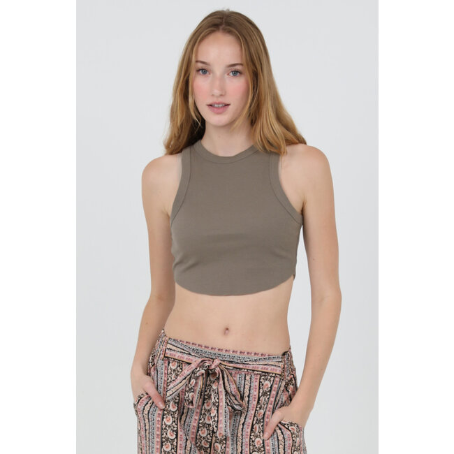 Angie Angie Ribbed Tank (X2DF1)