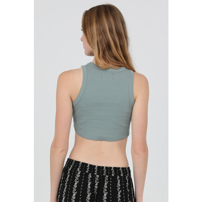 Angie Angie Ribbed Tank (X2DF1)