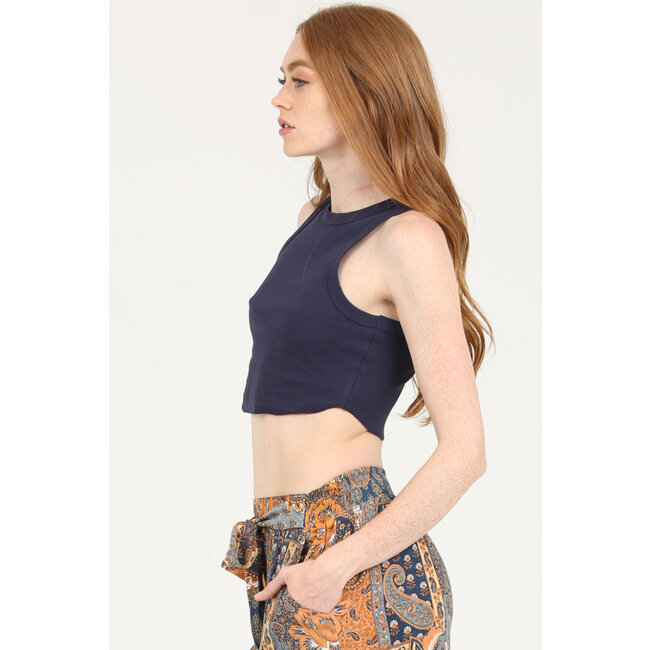 Angie Ribbed Tank (X2DF1)