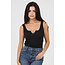 Angie Rib Knit Notch Neck Tank (X2DF9)
