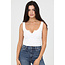 Angie Rib Knit Notch Neck Tank (X2DF9)