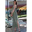 Angie Angie Keyhole Maxi Dress With Slit (F4B48)