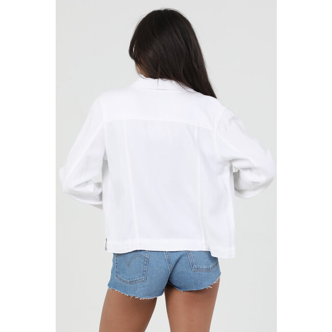 Angie Washed Light Button Up Jacket (SJ919)