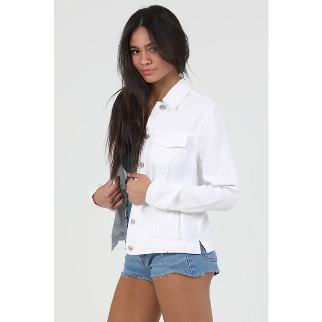 Angie Washed Light Button Up Jacket (SJ919)