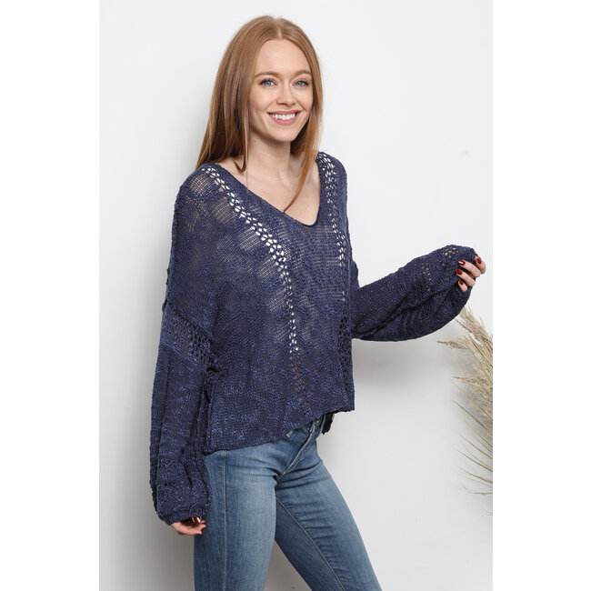 Angie Angie Crop Pullover (XHE55)