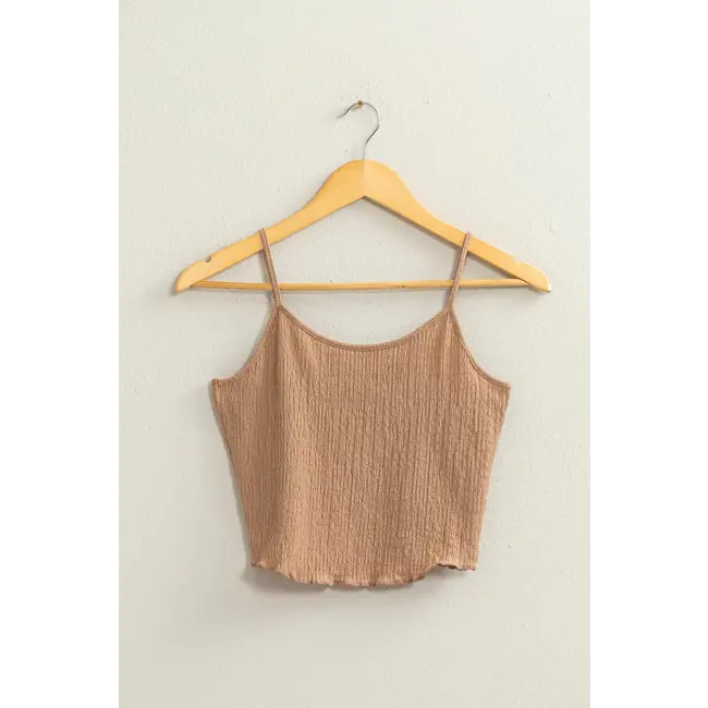 Double Zero Double Zero crop knit top (DZ24C836)