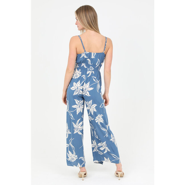 Angie Angie Jumpsuit w/ Slit Pant (B5957)