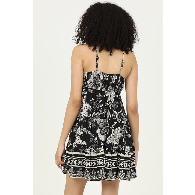 Angie Angie SPAG STRAP TIERED SHORT DRESS (C4A95)