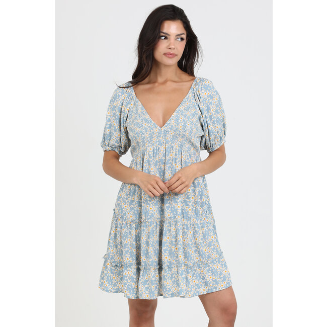 Angie Angie Printed Dress (F4K41)