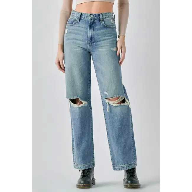 Hidden Hidden Logan High Rise Dad Jean (HD9150D-VT)