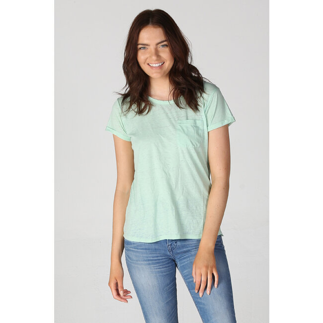 Angie Softwash Pocket Tee (X2C97)