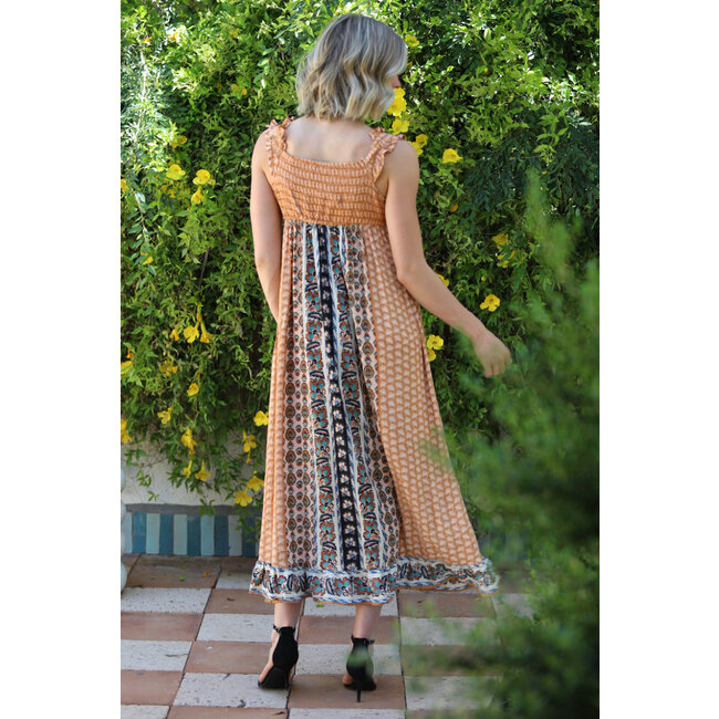 Angie Angie Sweetheart Ruffle Strap Dress (C4B75)