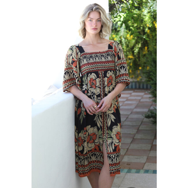 Angie Angie Printed Dress (C4B76)