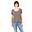 Angie Angie Scoop Neck Shirt  Raw Hem (X2AG4)