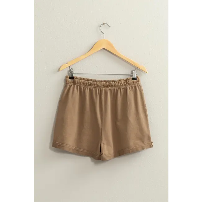 Double Zero Double Zero Pigment DyedRaw Edge Detail Short (DZ24A681)