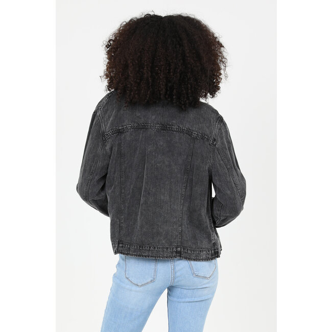Angie Angie Tencel Acid Wash Denim Jacket (SJB06)