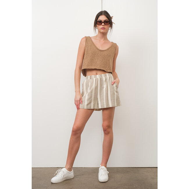 Pretty Garbage Boucle Knit Tank (PST1080)