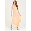 Angie Angie Smocked Tank Rounded Hem Maxi(C4946)