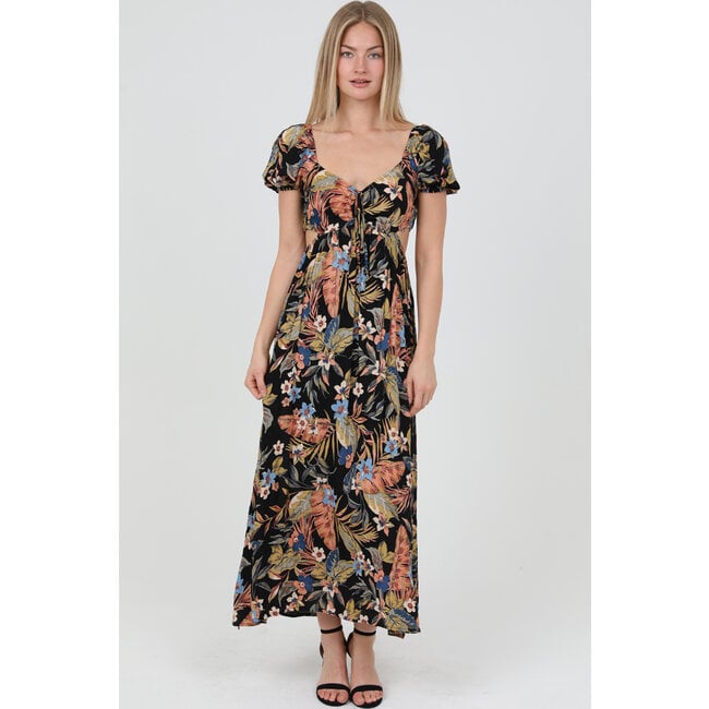 Angie Angie Maxi dress w/cutouts(C4A34)