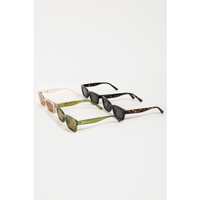 Fame Acetate Rectangle Sunglasses (7990)