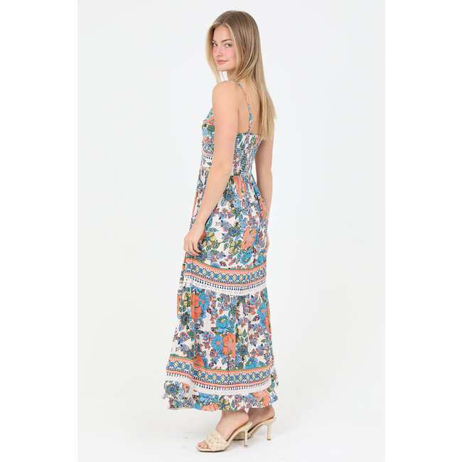 Angie Deep V-Neck Maxi (F4F48)