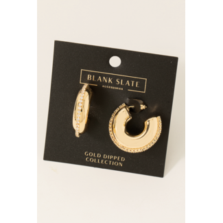 Fame gold earring Fame gold earring