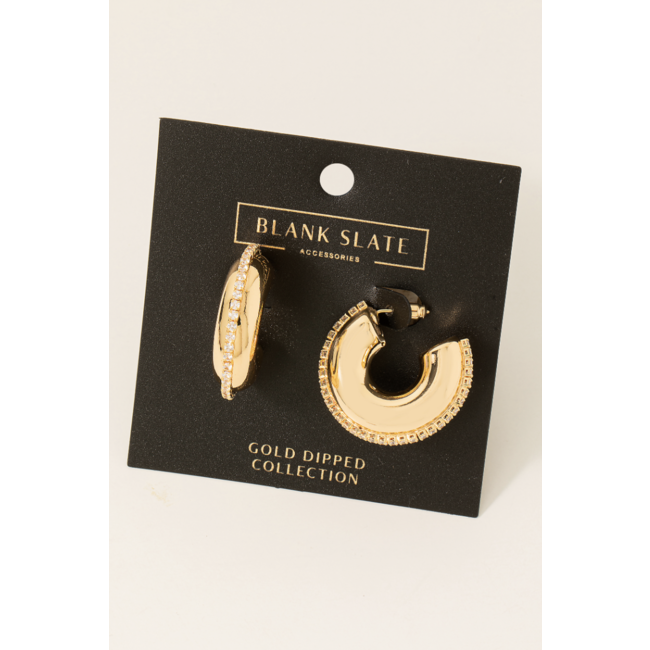 Fame gold earring Fame gold earring