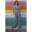 Angie Angie Twist Front Keyhole Spg Strap Jumpsuit (B5913)