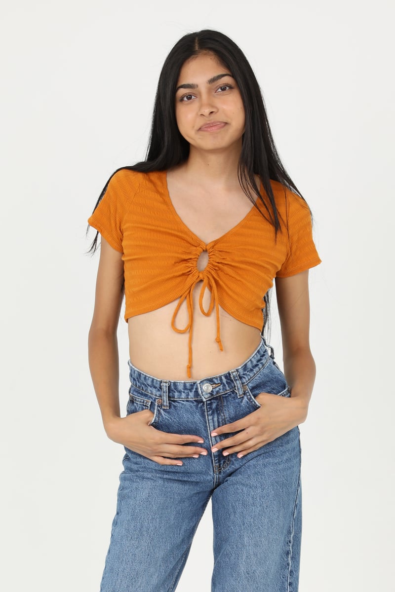 トップス melt the lad work cropped tops 206135069-1-beige