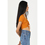 Angie Angie Textured Knit Loop Front Crop Top (X2DM9)