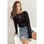 HYFVE HYFVE Back Tie Lightweight Sweater Top (HF24C064)