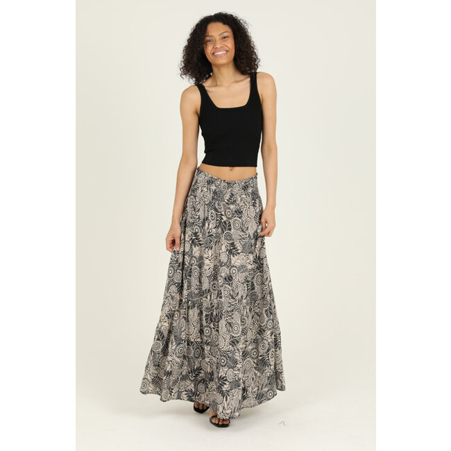 Angie Angie Tiered Skirt w/Smocked Waist (26P57)