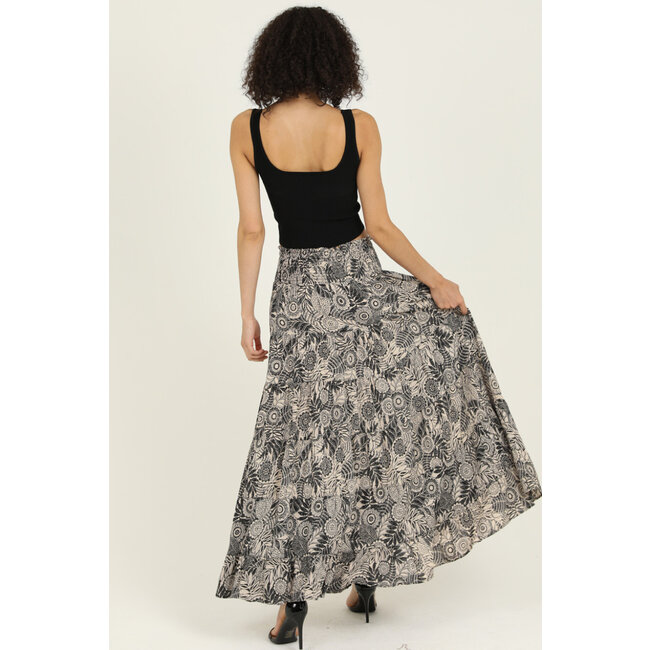 Angie Angie Tiered Skirt w/Smocked Waist (26P57)