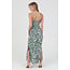 Angie Angie Keyhole Maxi Dress With Slit (F4B48)