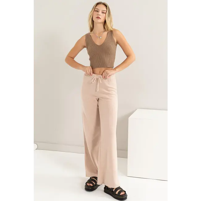 Double Zero Double Zero Ribbed KnitTankTop (DZ24A288)