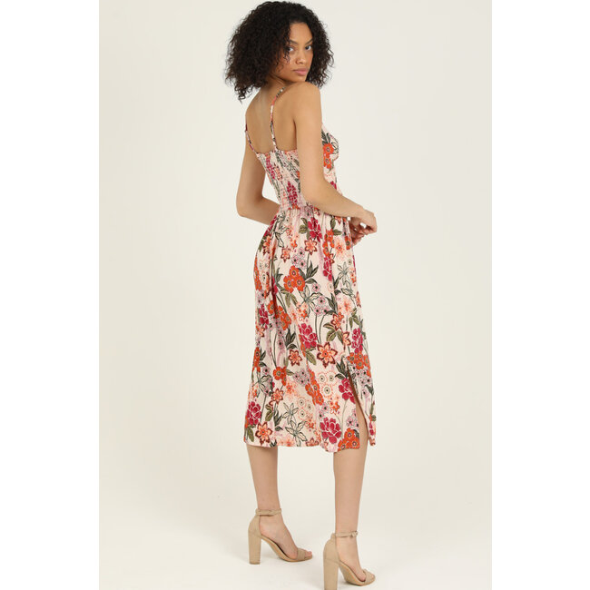 Angie Twist Front Maxi Dress (F4J10)