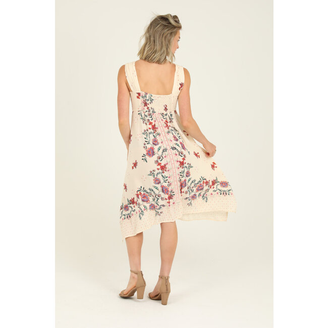 Angie Angie Smocked Scarf Dress (F4L20)