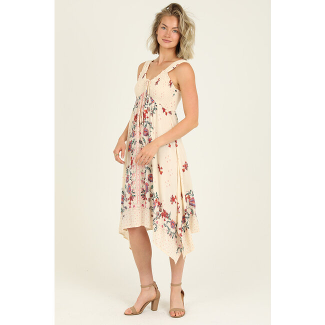 Angie Angie Smocked Scarf Dress (F4L20)