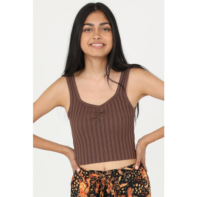 Angie Ribbed Tank (X2DM7)