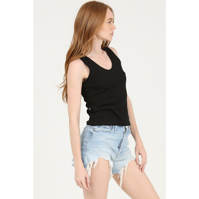 Angie Ribbed Tank (X2DE9)