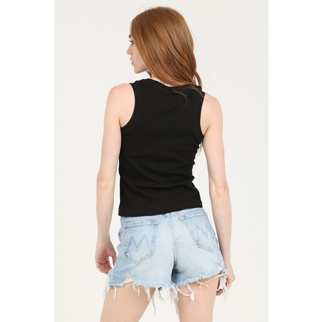 Angie Ribbed Tank (X2DE9)
