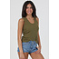 Angie Ribbed Tank (X2DE9)