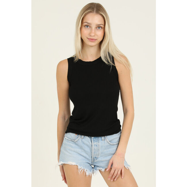 Angie Angie Ribbed Tank (X2DF0)