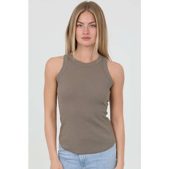 Angie Angie Ribbed Tank (X2DF0)