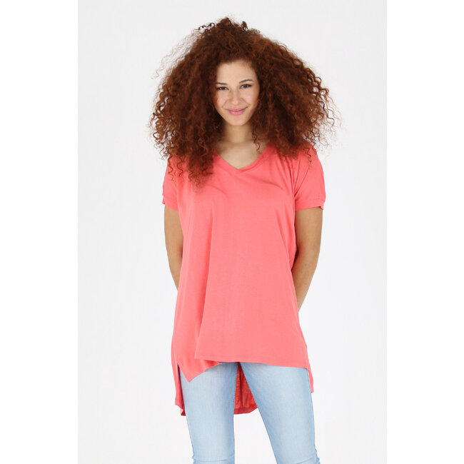 Angie V-Neck Over-Sized Knit Top (X2K05)