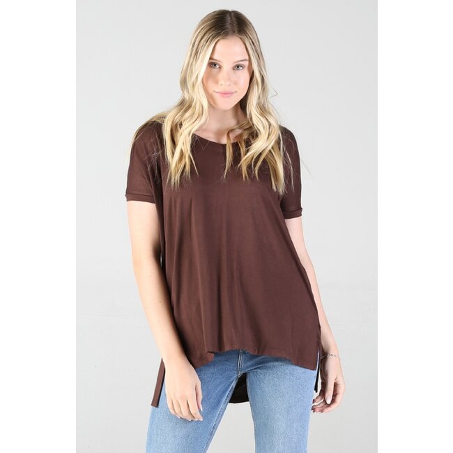 Angie Angie V-Neck Over-Sized Knit Top (X2K05)