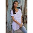 Angie V-Neck Over-Sized Knit Top (X2K05)