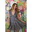 Angie Angie V Neck Ruffle Trim Dress (F4J62)